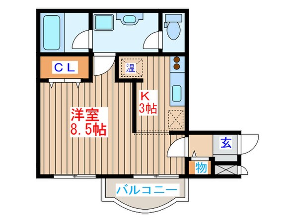 エルミ－ル青葉の物件間取画像